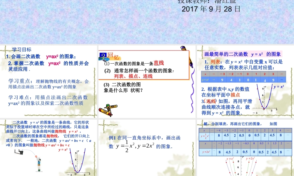 26.1二次函数及其图象-(3)