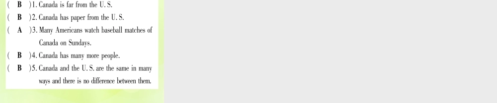 七年级英语上册 Unit 8 Countries around the World Review课件 (新版)冀教版 课件