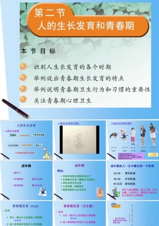 七年级生物下册 人的生长发育和青春期课件 苏教版 课件