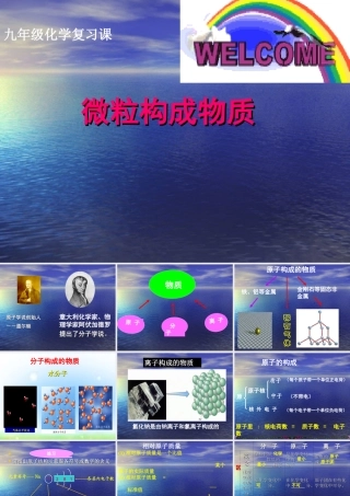 构成物质的微粒