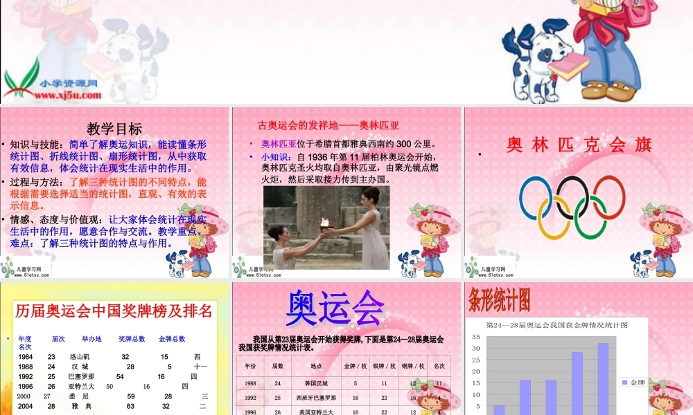 （北师大版）五年级数学下册课件奥运会1