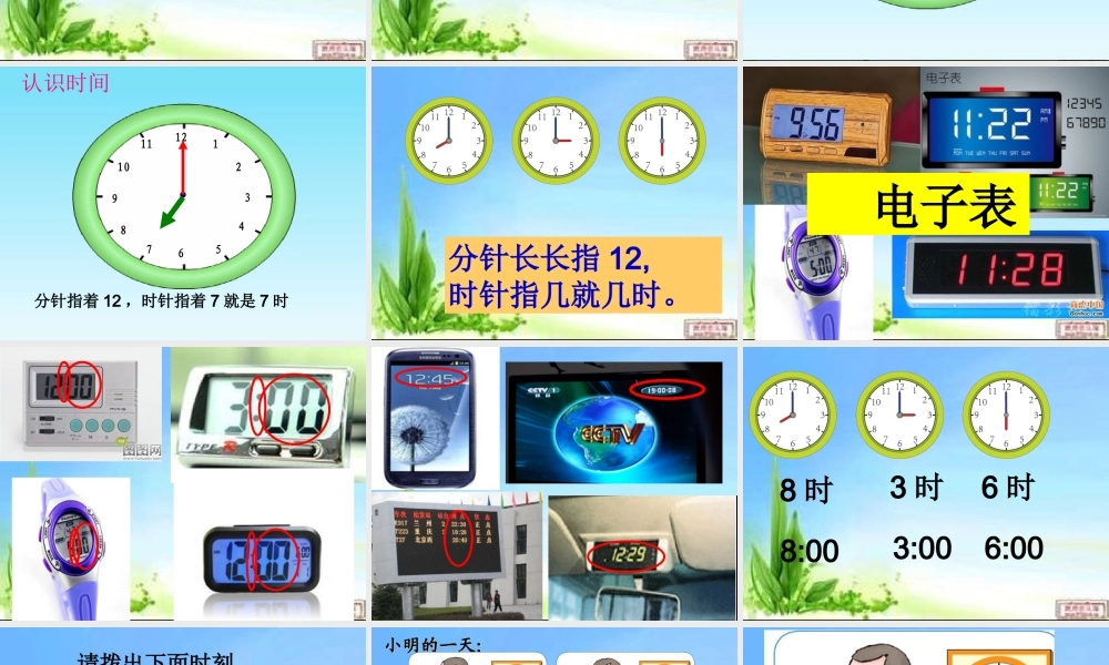 一上认识整时oftPowerPoint演示文稿