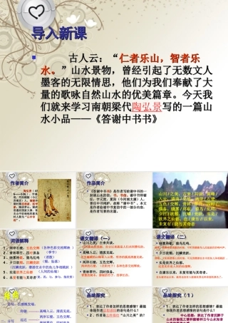 九年级语文 记乘天寺夜游课件 新人教版 课件