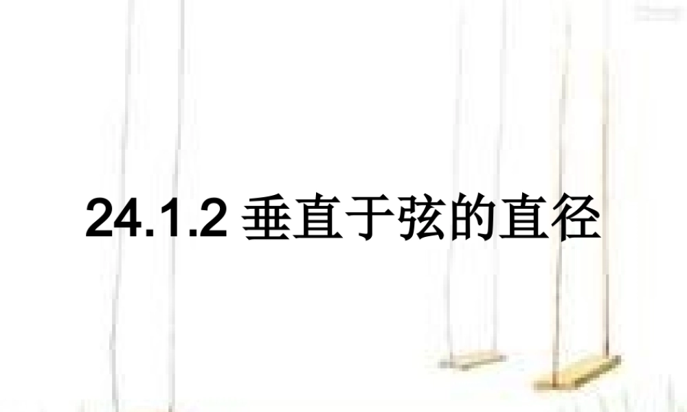 24.1.2垂直于弦的直径