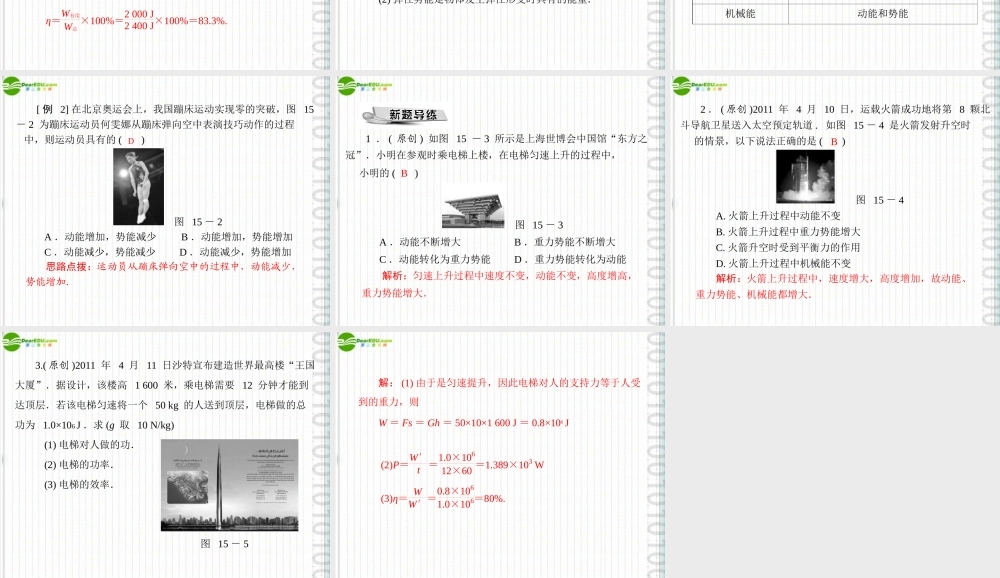 九年级物理 第十五章 全章热点考向专题课件 人教新课标版 课件