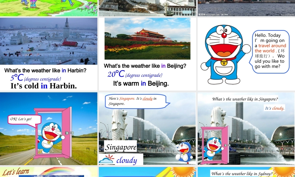 四年级下册U3weather