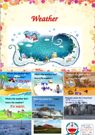 四年级下册U3weather