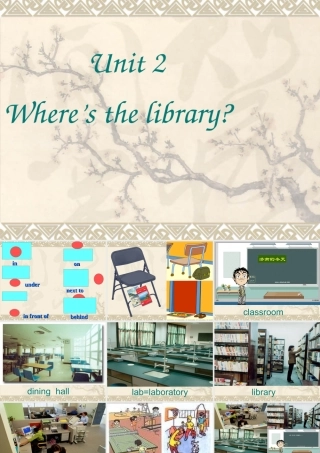 七年级英语Unit2 Where s the library课件 外研版 课件