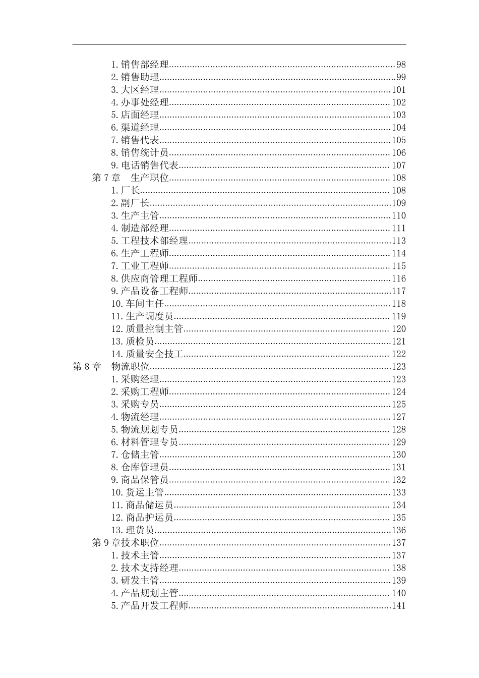 200个份职位说明书和考核标准_第3页