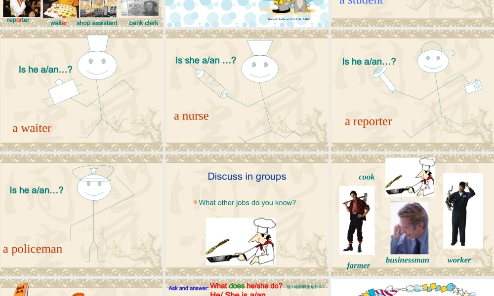 七年级英语Unit 4 I want to be an actor课件