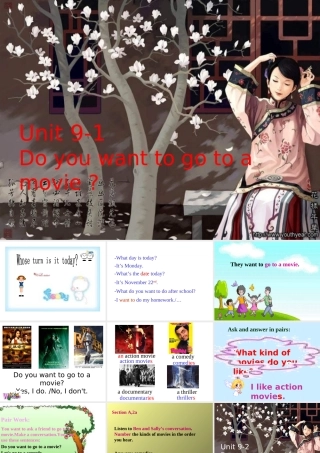 七年级英语Doyouwanttogotoamovie课件1