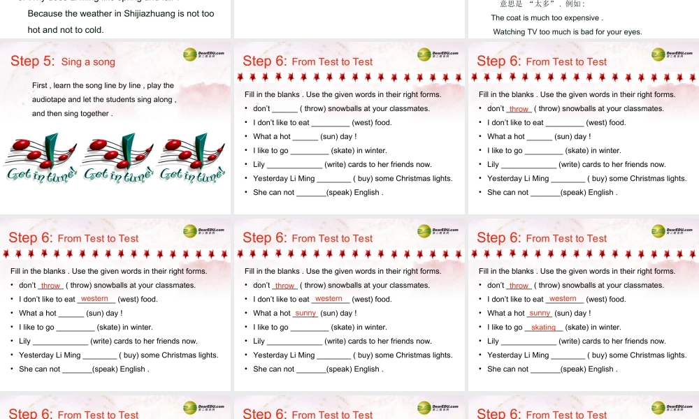 中学七年级英语下册 Lesson 47课件 冀教版 课件