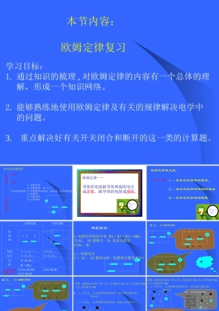 九年级物理上册 第六章(欧姆定律)课件 教科版  课件