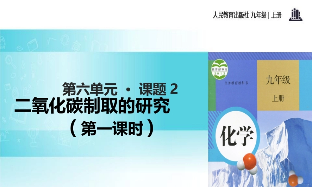 6.2二氧化碳制取的研究