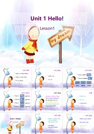 PEP小学英语三年级上册(2012秋)Unit1