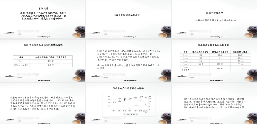 2006年石家庄春江花月项目策略提案