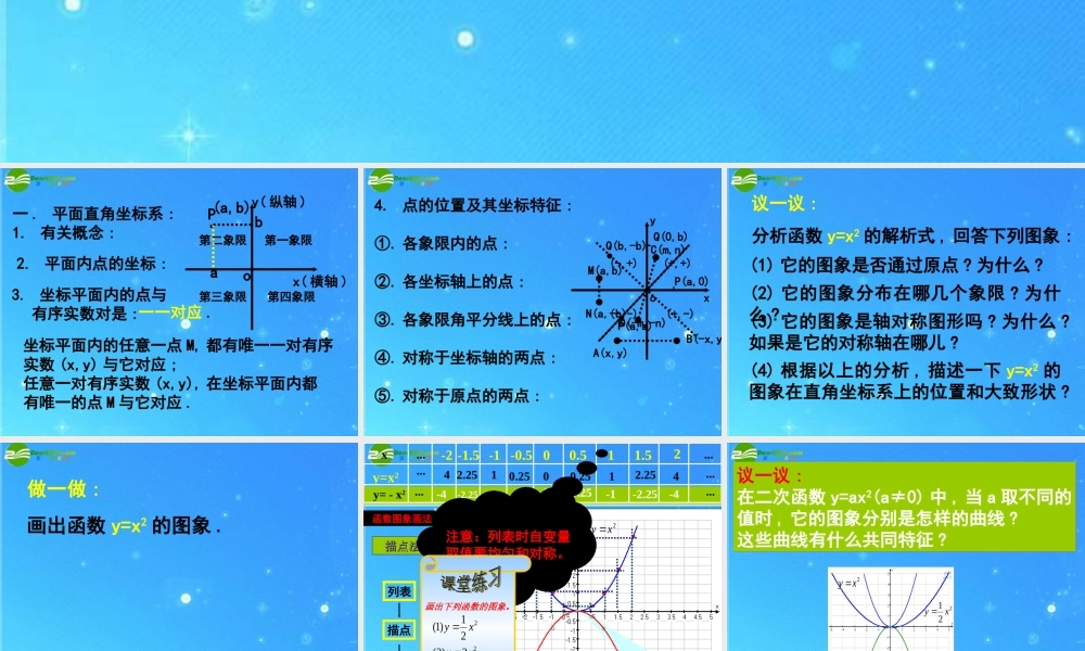 九年级数学上册 次函数的图象 课件 北京课改版 课件