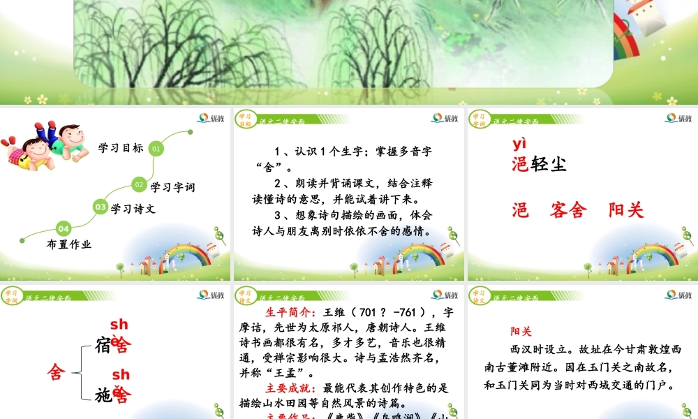 28.1送元二使安西