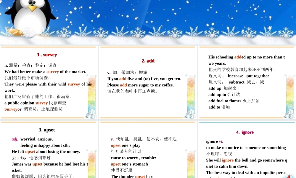 必修1Unit1Languagepoints