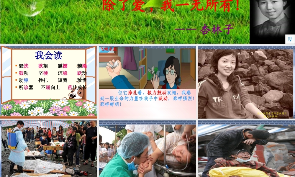 人教版小学四年级下册语文生命生命课件_2