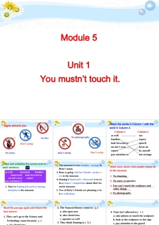 九年级英语 Unit1课件 人教新目标版 课件