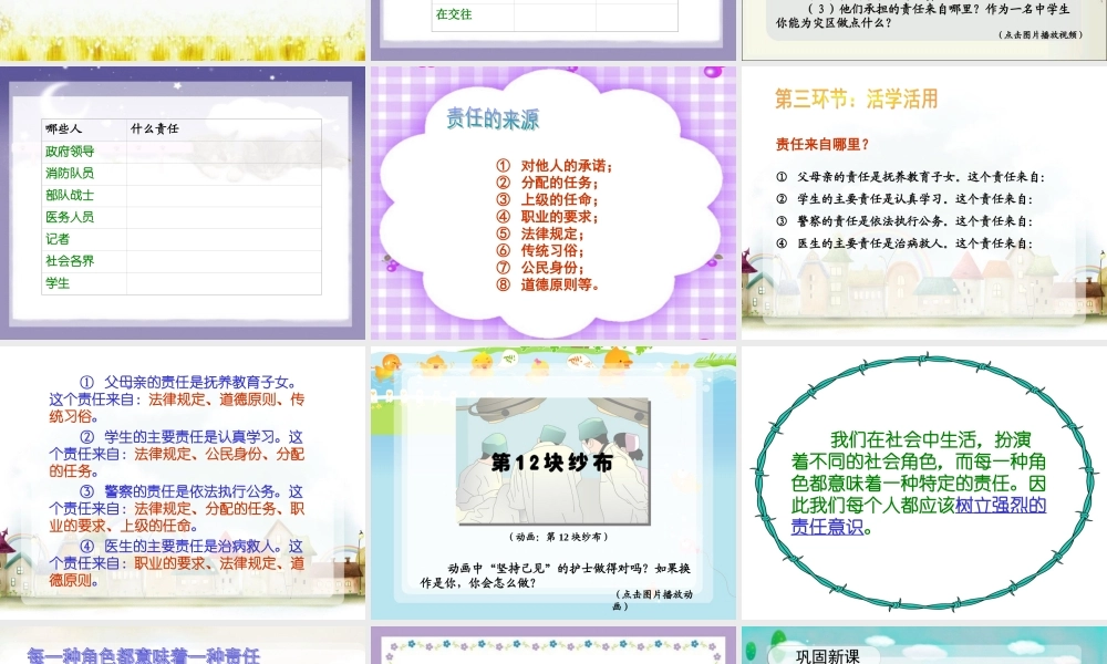 第一课责任与角色同在第一节我对谁负责谁对我负责