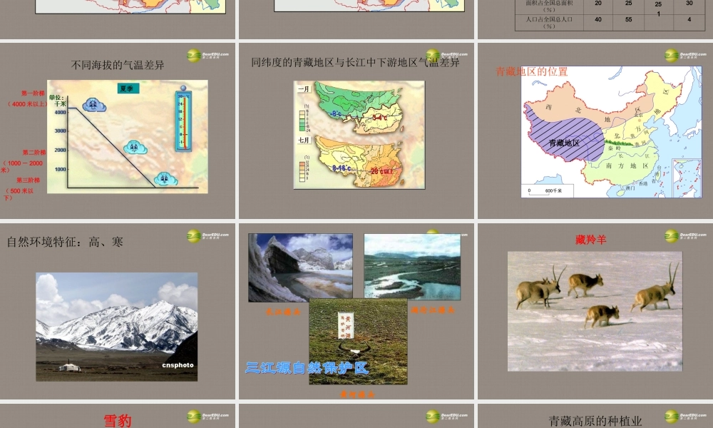 八年级地理(青藏地区)课件1 课件