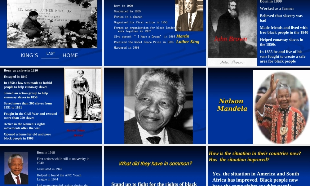 人教版高二英语UNIT 14 FREEDOM FIGHTERS 课件