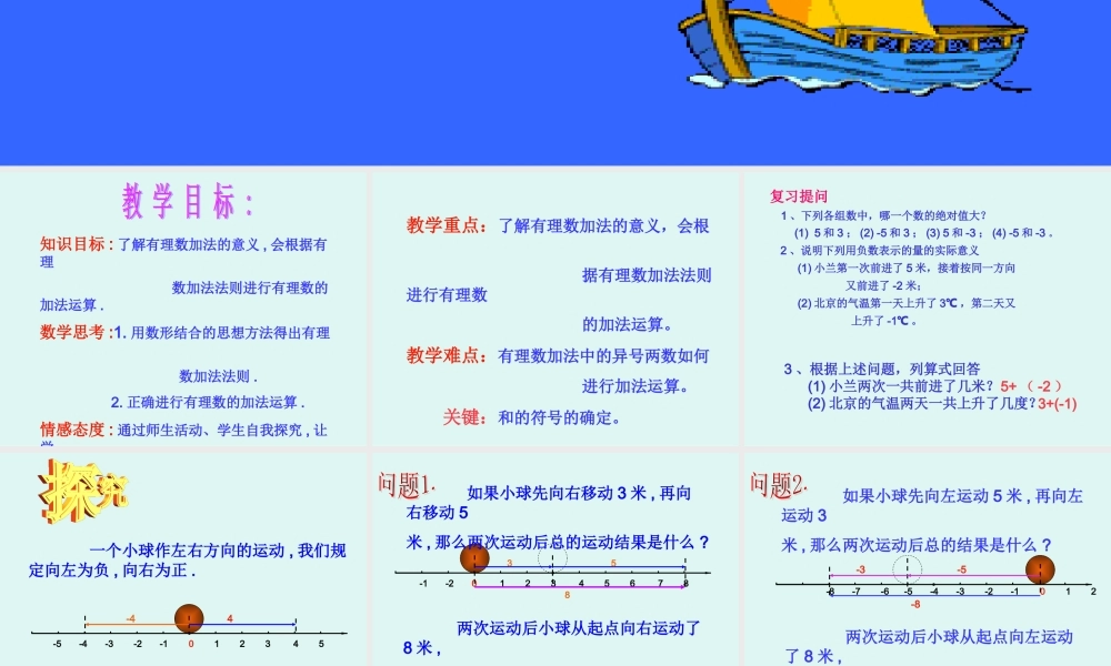 （课件1）13有理数的加减法