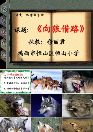 向狼借路恒山小学穆丽君