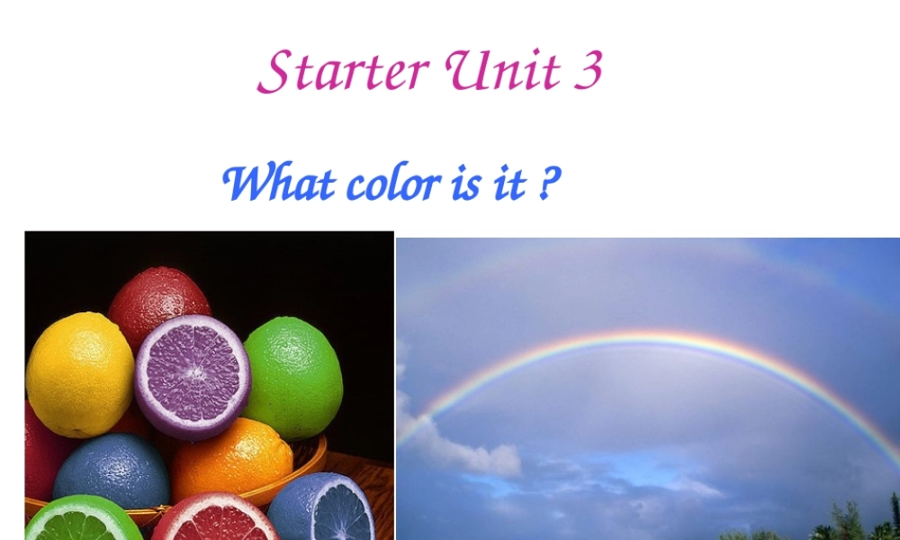 七年级英语What_color_is_it课件1