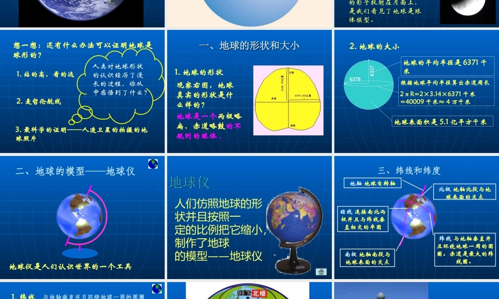 人教版_地球和地球仪_课件(2)