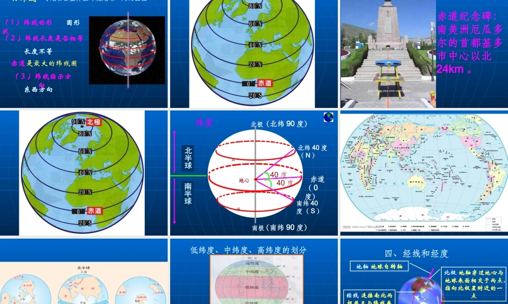 人教版_地球和地球仪_课件(2)