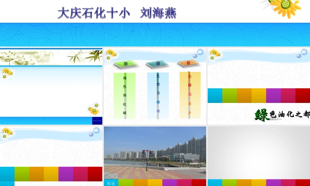 美丽大庆我的家