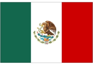 世界杯纸模：助威国旗(A2-墨西哥)