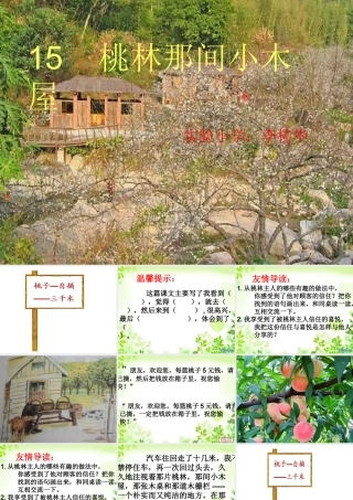 桃林那间小木屋