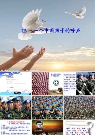 一个中国孩子的呼声1