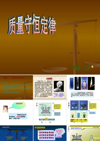 质量守恒定律 (5)