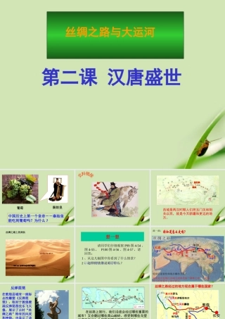 八年级历史上册 第二课汉唐盛世课件 人教新课标版 课件