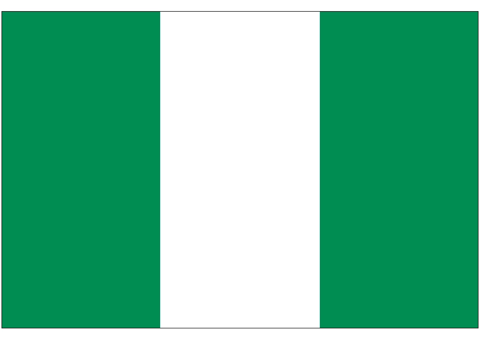 世界杯纸模：助威国旗(B2-尼日利亚)_第1页