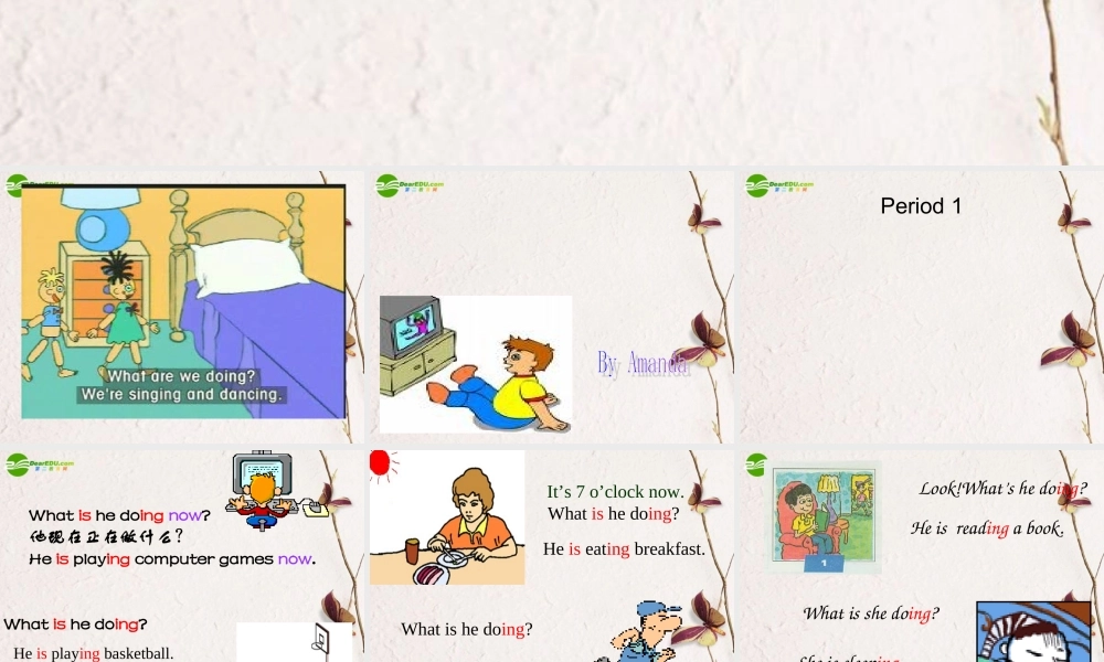 七年级英语下册 Unit5 Section A课件 人教新目标版 课件