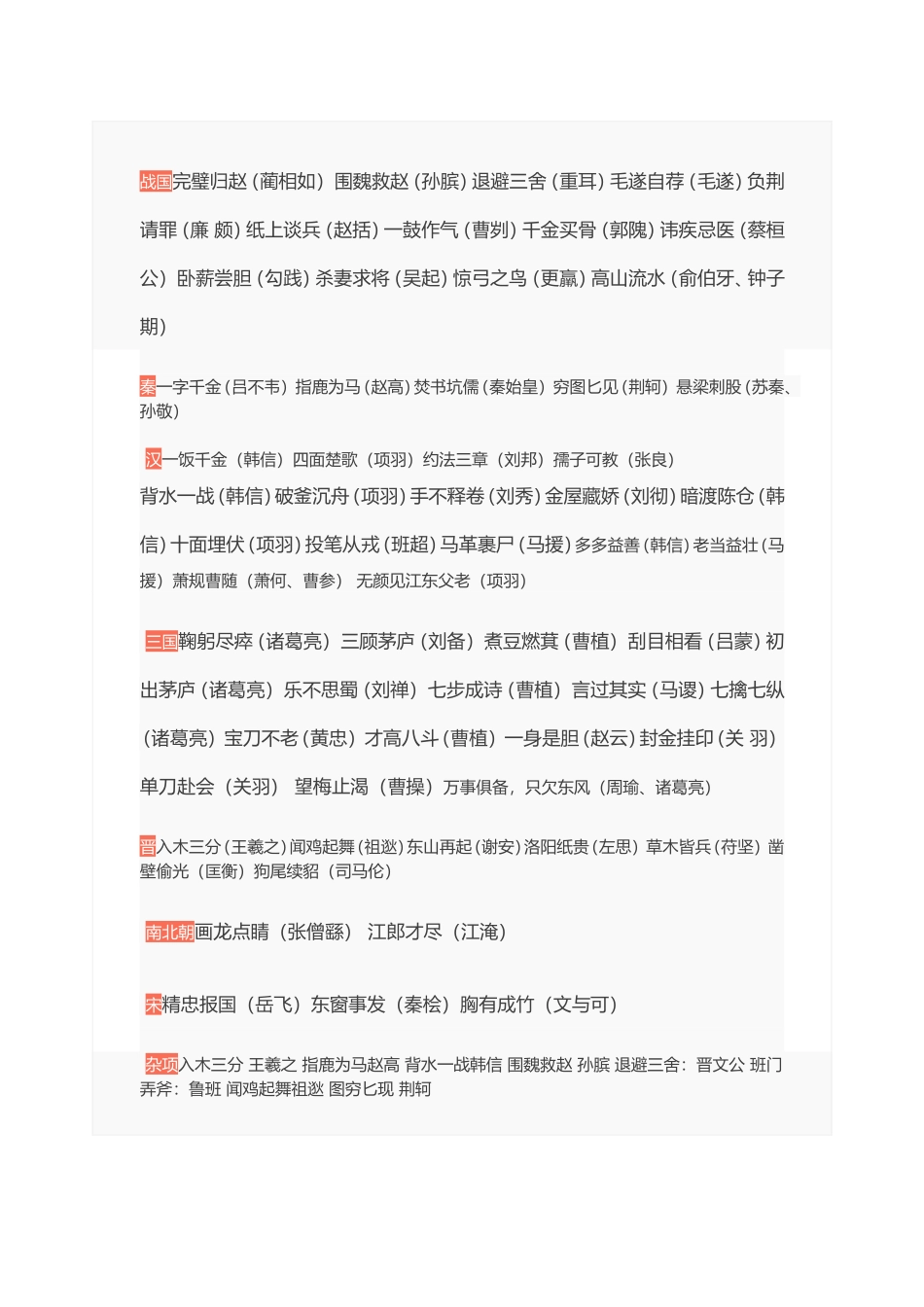 成语主人公集选_第1页