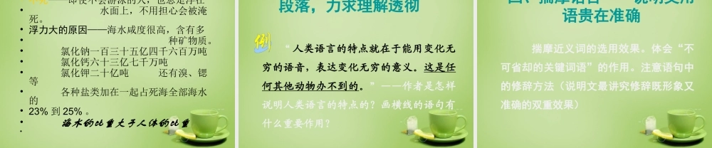 名师指津七年级语文学法 第二讲 阅读—说明类课文课件 新人教版 课件