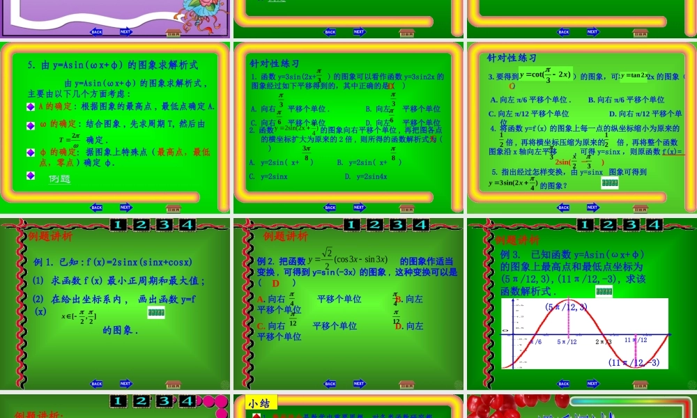 三角函数的图象