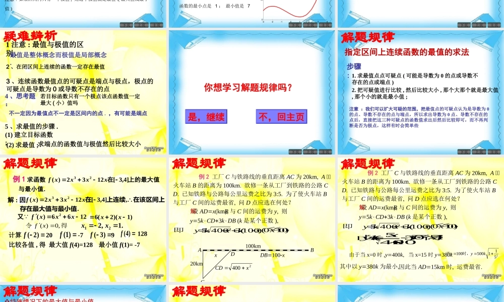 函数的最值专题复习课 课件