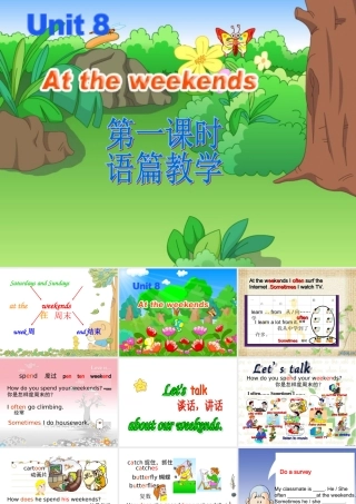 unit8Attheweekends课件