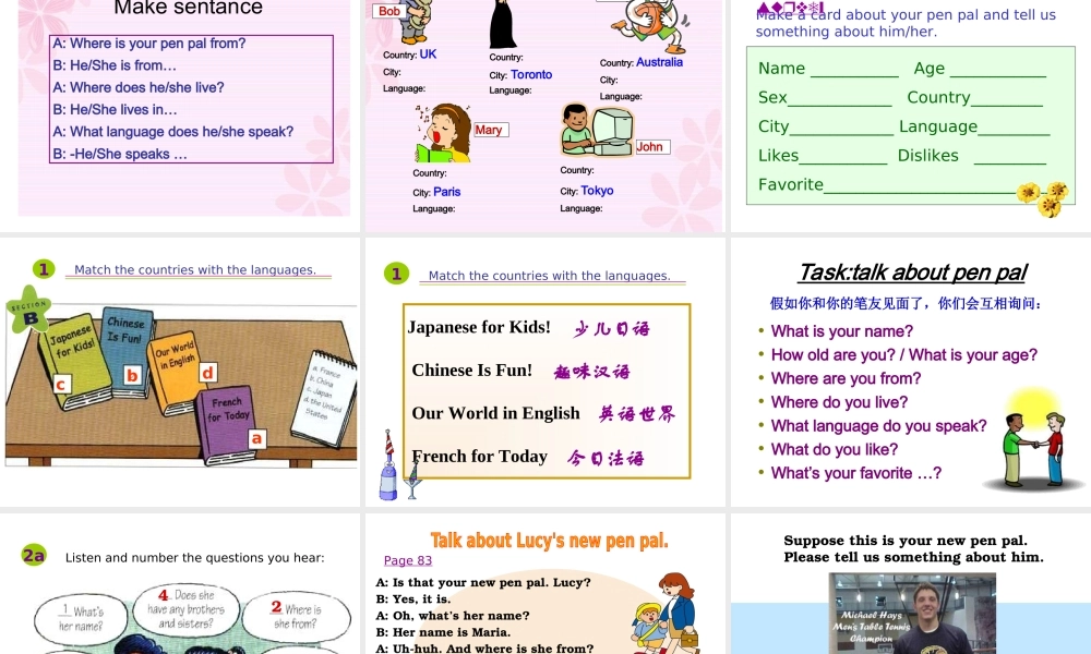 七年级英语Unit 1课件