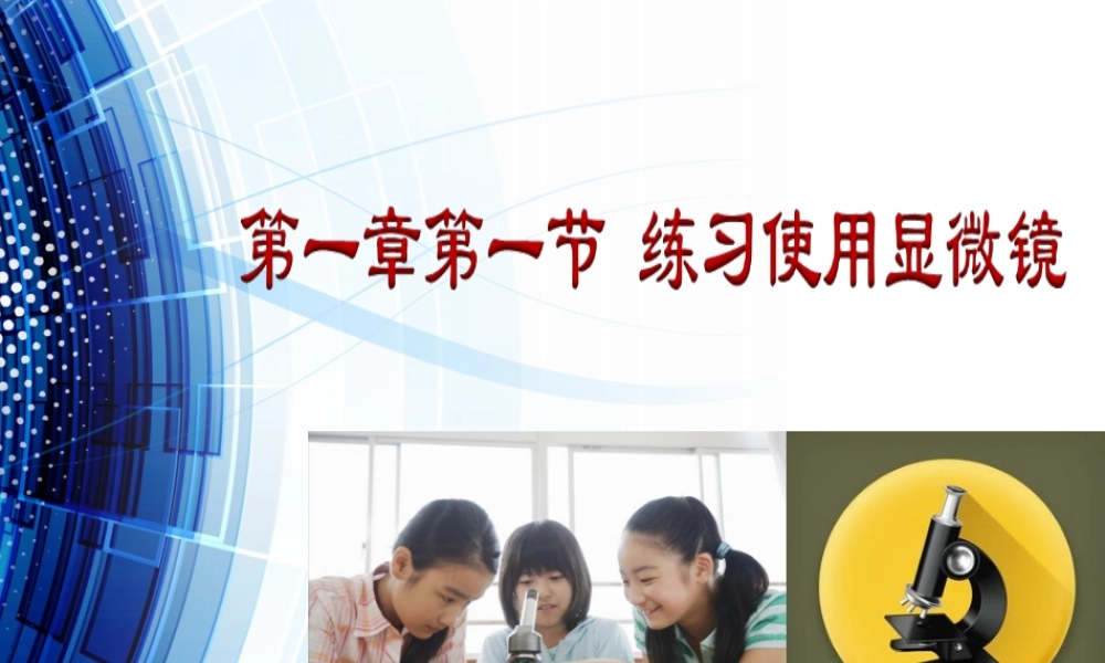 科学·技术·社会-人类探索微观世界不可缺少的工具——显微镜-(2)