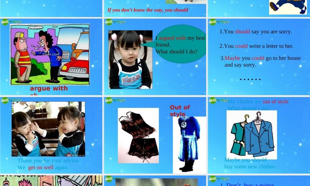 八年级英语下册 Unit 2 What should I do 课件 人教新目标版 课件