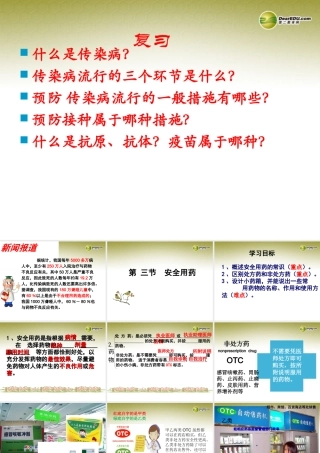 八年级生物下册 第五章 安全用药配套课件 鲁科版 课件